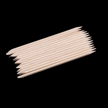 100 шт Nail Art оранжевый деревянные палочки для кутикулы толкатель для удаления маникюрные инструменты для ногтей аксессуары Педикюр Уход 2024 - купить недорого