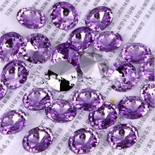 6MM-30MM Loose DIY Bling Lt Purple Color Satellite Faceted Acrylic Rhinestones Pointback Acrylic Stone Hand Craft Art Decoration 2024 - buy cheap