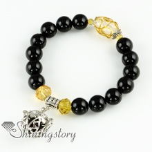 coconut tree openwork diffuser bracelet diffuser bracelet lava stone beads charm bracelets 2024 - buy cheap