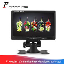 AMprime 7'' Car Rear View Monitor Rearview Display Screen Color LCD Monitor For Vehicle Backup Camera Parking Assist System 2024 - buy cheap