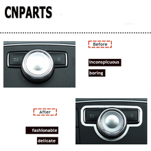 CNPARTS For Mercedes Benz W204 W212 C E Class GLS GLK W218 X204 Car Stickers Center Console Multimedia Switch Covers Accessories 2024 - buy cheap
