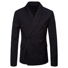 TPSAADE Fashion Men's The Latest Design Men's Suit New Men's Double Breasted Slim Fit Blazer Men's Jacket Customized Made 2019 2024 - buy cheap