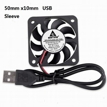 Gdstime 5 Pieces DC 5V USB 5cm 50x50x10mm 5010 Computer Motor Radiator Cooler Cooling Fan 50mm x 10mm 2024 - buy cheap