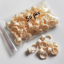 50pcs Soft and Elastic Tattoo Ink Rings Permanent Makeup Medium Size Disposable Silicone Pigment Holder/Cup/Container 2024 - buy cheap