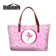 Dispalang Ballet Womens Handbags Casual Big Tote Dancing Girl Women Shoulder Bags Large Capacity Women Bag Summer Beach Bags 2024 - buy cheap