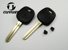 Novo caso de chave de carro fix para toyota transponder shell toy43 lâmina fob cobertura de chave 2024 - compre barato