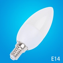 Светодиодная лампа 3 Вт, E14 светильник лампа SMD2835, 220 В, 240 в, светодиодная лампочка, свеча, люстра, светодиодные лампы, светящиеся, теплый белый/холодный белый свет 2024 - купить недорого