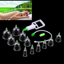 Chinese Great Medical Body Healthy Care 12Cups Kit Cupping Therapy Cups Wholesale body massage health care 2024 - buy cheap