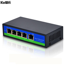 Interruptor Ethernet POE 4 + 2 10/100mbps IEEE802.3AF/AT 15,4 W/30W, distancia de 250m, capacidad de interruptor de 1,6 Gbps, suministro interno de 78W 2024 - compra barato