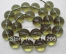 wholesale 22pcs ,18mm Smoky Quartzs Round Loose Beads,Min. Order is $10,we provide mixed wholesale for all items ! 2024 - buy cheap