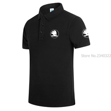 Men Polo Shirt solid colour Cotton Short Sleeve SKODA POLO shirt male female summer fashiong tops 2024 - buy cheap