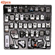 32/42pcs Domestic Sewing Tool Machine Presser Foot Feet Kit Set + Box Brother Singer Janom Sewing Machines Foot Tool Accessories 2024 - buy cheap