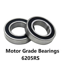 2pcs/lot  6205RS Deep Groove Ball Bearing Rubber Sealed Motor Grade Bearings 6205-RS 6205RS 25*52*15mm 25*52*15 High Quality 2024 - buy cheap