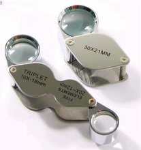 ! 20X&10X+30X Triplet Magnifier Jeweler Jewelry Eye Loupe 2024 - buy cheap