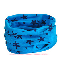Free shipping Children outdoor scarves multifunctional warm magic bandanas ring sky blue star scarf 1 2024 - buy cheap
