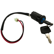 Universal Motorcycle Ignition Switch Key With Wire For Honda For Suzuki Scooter ATV Moto Accessories 2024 - buy cheap
