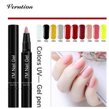 Verntion 1 Pcs Nail Gel Pen Brush Nail Supplies 35 Colors Nail Polish Soak Off Uv Acrylic Gel Lacquer Manicure Nail Art Tool 2024 - buy cheap
