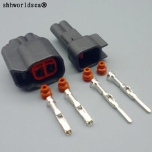 Shhworldsea 1 набор 1,5 мм 2pin заглушка инжектора разъем заглушка инжектора в транспортном средстве топливный инжектор провода жгут разъем 2024 - купить недорого