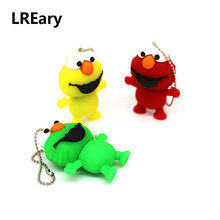 cute frog usb flash drive with keychain Pen drive memory U stick pendrive gift 32GB/16GB/8GB/4GB/128MB 2024 - buy cheap