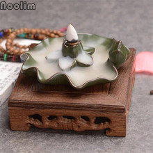 Multi-Use Lotus Backflow Incense Burner Ceramic Incense Stick Holder Coil Aromatherapy Censer Zen Buddhist Decor Ornaments 2024 - buy cheap