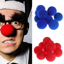 10Pcs Clown Nose Sponge Ball Clown Nose For Christmas Halloween Costume Party Decoration 2024 - buy cheap