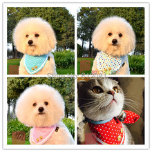 Free shipping pet dog puppy new style triangular bandage scarf collar four colors S/M/L 10pcs/lot 2024 - buy cheap