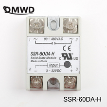 solid state relay SSR-60DA-H DC AC SSR 60DA H relay solid state Resistance Regulator 2024 - buy cheap