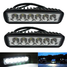 Par de luces LED de trabajo para todoterreno, 4x4, SUV, furgoneta, motocicleta, coche, ATV, camión, remolque, 12V/24V, 4WD 2024 - compra barato