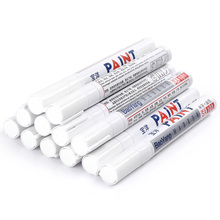 12Pcs Car Tyre Tire Thread Rubber Waterproof Permanent Paint Marker Pen White 2024 - buy cheap