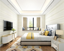 Papel de parede beibehang 3d, papel de parede listrado simples espessante para sala de estar, quarto, convidados chineses, plano de fundo 2024 - compre barato