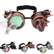Leltinta-gafas Steampunk de estilo Vintage, lentes Steampunk con remache victoriano para soldar, góticas, envío gratis y venta al por mayor 2024 - compra barato