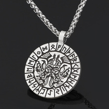 men norse viking amulet odin face rune amulet nordic pendant necklace 2024 - buy cheap