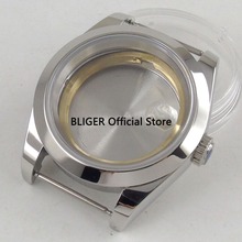 Solid 40mm Polished Sapphire Glass Stainless Steel Watch Case Fit For ETA 2836 MIYOTA 8215 8205 Automatic Movement C54A 2024 - buy cheap