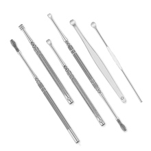 6Pcs/Set Stainless Steel Ear Pick Kit Curette Ear Wax Remover Spiral Spring Earpick Ear Cleaner With Box Ear Care Tools cleaner 2024 - buy cheap