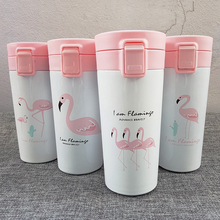 Flamingo Double Wall Stainless Steel Vacuum Flasks 380ml Car Thermo Cup Coffee Tea Travel Mug Thermol Bottle Thermocup 2024 - buy cheap