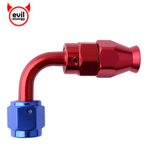 evil energy AN4 Elbow Swivel PTFE Hose End Reusable Fuel Fitting Adapter 90degree Swivel Seal Hose End 2024 - buy cheap