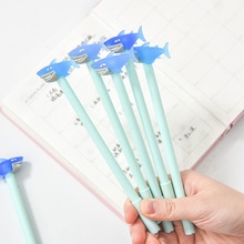 3pcs Cute Unicorn Whale Blue Shark Pen Ballpoint 0.5mm Black Color Gel Pens for Writing Kids Gift Stationery Office School F483 2024 - buy cheap