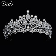 DODO Unique Luxurious Crystal Party Hair Decoration Wedding Tiara Crown Top Quality Shine Bridal Fashion Hair Accessories HF57 2024 - buy cheap