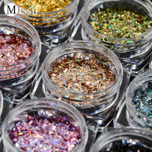 Mtssii 1Pcs Holographic Nail Glitter Sequin Shiny Iridescent Broken Glass Flakes Chameleon Paillette Sparkly Powder Manicure 2024 - buy cheap