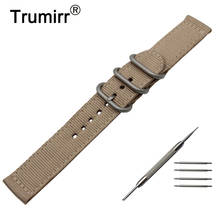 18mm 20mm 22mm 24mm Nylon Watch Band +Tool for Hamilton Zulu Fabric Strap Wrist Belt Bracelet Black Brown Blue Green Orange 2024 - buy cheap