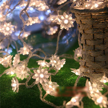 10 m 100 LED String Fada Das Flores de Lotus Decoração Guirlanda guirlanda LED das luzes de Natal Iluminação do Feriado Festa de Casamento Decoração de Casa 2024 - compre barato