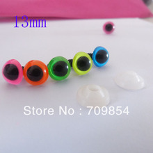 free shipping!!! 100pcs/lot 13mm Non-toxic safety eyes bear eyes with washer top quality mixed color toy eyes 2024 - buy cheap
