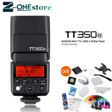 Godox-Flash de cámara TT350N 2,4G HSS 1/8000s i-ttl GN36, Speedlite para Nikon D800, D700, D7500, D7200, D7100, D7000, D5600, D5500, D5300 2024 - compra barato