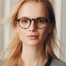 Óculos unissex redondos antiluz azul, armação ótica para óculos unissex com uso diante do computador para mulheres e homens 2024 - compre barato