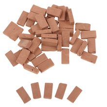 1:16 Sand Table Diorama Red Brick Model Kits 50x for Wall Building 1.7x0.9cm 2024 - buy cheap