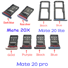 Nuevo para Huawei Mate 20 Lite Pro X 20X Micro Nano soporte para tarjeta SIM bandeja adaptador de soporte de enchufe de ranura 2024 - compra barato