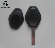 3 кнопки Заготовка ключа замка зажигания автомобиля корпус чехол для BMW 3 5 7 серии 2 трек Uncut Blade 2024 - купить недорого