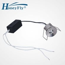 HoneyFly-minilámpara Led de luz LED para armario de alta calidad, luz descendente de 1W y 220v, con controlador Led, para caja de vino 2024 - compra barato