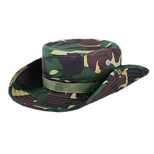 Sun Rainproof Army Hat Camouflage Hat Rider Cowboy Western Cap Montana Travel Sunhat Round Hats Jungle Combat Real CS 2024 - buy cheap