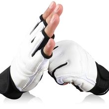 Высокое качество перчатки для тхэквондо защитные Руки frighting накладки для каратэ бокса черный белый тхэквондо защитные щитки для рук перчатки/крышка для ног 2024 - купить недорого
